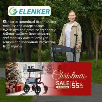 ELENKER wants to give you the freedom to move during your recovery period. They're devoted to providing new and affordable mobility solutions to get you moving as soon as possible after your injury or surgery, allowing you back to your busy active life!