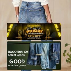 GoodAmericanjeans believes great denim should lift more than just your style. As an fashion brand, we’re committed to creating inclusive denim that fits all shapes. From sustainable denim practices to size-inclusive jeans, we design with purpose because caring is always in style.