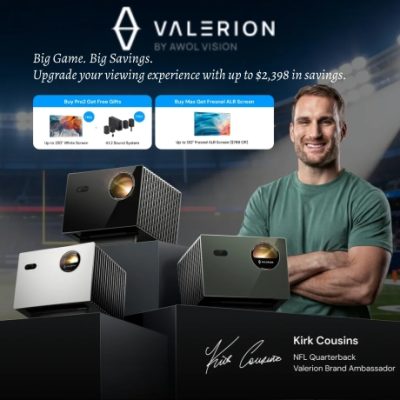 Valerion the premium sub-brand from AWOL, was crafted for those who want the best. Driven by a lasting pursuit of cinematic perfection. Their mission is to rethink global home entertainment through cutting-edge technology and exceptional visuals.