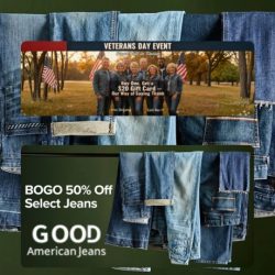 GoodAmericanjeans believes great denim should lift more than just your style. As an fashion brand, we’re committed to creating inclusive denim that fits all shapes. From sustainable denim practices to size-inclusive jeans, we design with purpose because caring is always in style.