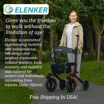 ELENKER wants to give you the freedom to move during your recovery period. They're devoted to providing new and affordable mobility solutions to get you moving as soon as possible after your injury or surgery, allowing you back to your busy active life!
