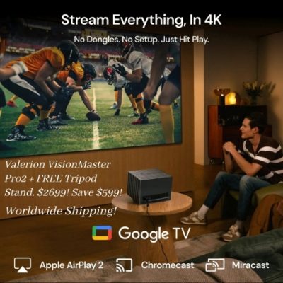 Valerion the premium sub-brand from AWOL, was crafted for those who want the best. Driven by a lasting pursuit of cinematic perfection. Their mission is to rethink global home entertainment through cutting-edge technology and exceptional visuals.