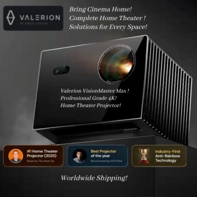 Valerion the premium sub-brand from AWOL, was crafted for those who want the best. Driven by a lasting pursuit of cinematic perfection. Their mission is to rethink global home entertainment through cutting-edge technology and exceptional visuals.