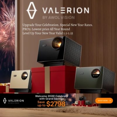 Valerion the premium sub-brand from AWOL, was crafted for those who want the best. Driven by a lasting pursuit of cinematic perfection. Their mission is to rethink global home entertainment through cutting-edge technology and exceptional visuals.