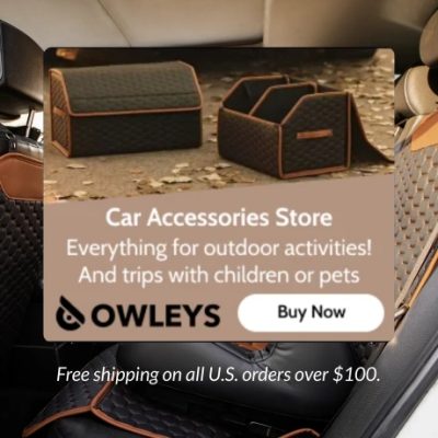 Owleys offers a vast range of car options, including prime seat covers, waterproof floor mats, car gadgets like portable vacuums or a stylish number of vital car extras for fitting your car. Want vehicle options for families, dog travel, or luxury boosts, your covered.