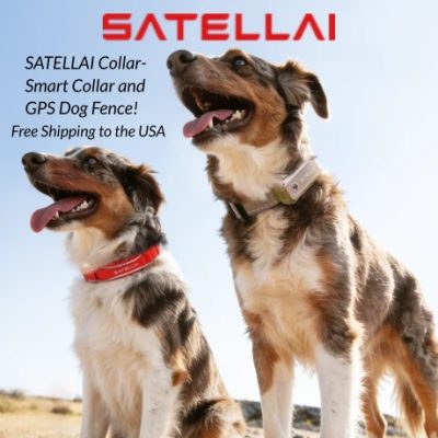 Discover SATELLAI's cutting-edge tracker and GPS dog fence with AI insights. Keep your best friend safe and healthy with real-time positioning, unlimited virtual fencing, AI-supported health and activity monitoring, and a long-lasting battery.