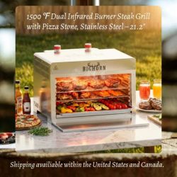 BigHorn Outdoors ovens delivers rapid ignition, precise temperature control, and perfectly even cooking. From 60-second Neapolitan pizzas to mouthwatering seared steaks. They make your backyard cuisine or your camping cooking effortless and fun.