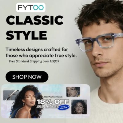FYTOO follows the principle of “Quality Outweighs Price”, offering you well-crafted glasses and all-round services . Not only offering you skillful dispensing services, they also offer thousands of frames to choose from. They will always meet your needs and style.