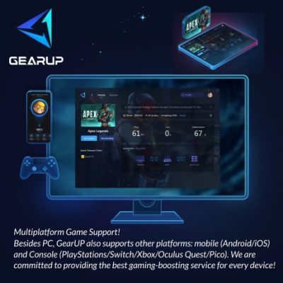 GearUP has only one question? Do you want to get rid of high ping, packet loss, spikes, and jitters? Then here we are! Your new game network guardian. GearUP will never let a poor internet connection stop your thrill gaming. GearUp offers thousands of games to play.