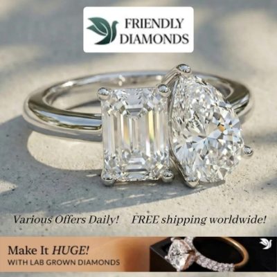 Friendly Diamonds started with a vision, to make the process of finding the perfect diamond or jewelry less intimidating, and more friendly. This led us to lab grown diamonds- a friendly alternative that is guilt-free, ethical, and never-mined.